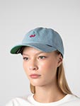 Бейсболка DJINNS арт. Dad Cap DNC Cherry (голубой)